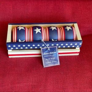 Chelsea Collection patriotic napkin rings